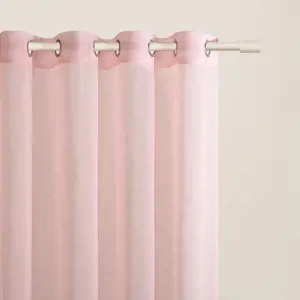 Produkt Klasická záclona růžová Novelia 140 x 260 cm