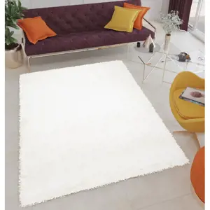 Produkt Měkký bílý koberec