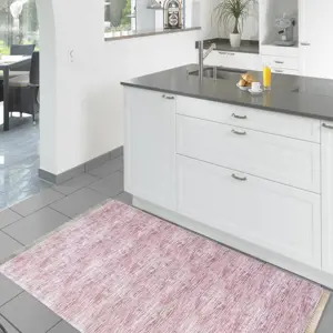 Produkt Moderní růžový běhoun do kuchyně