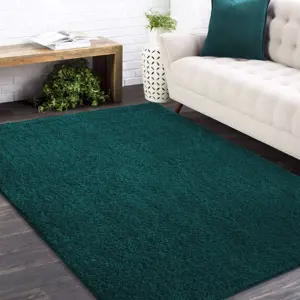 Produkt Stylový koberec v tmavozelené barvě