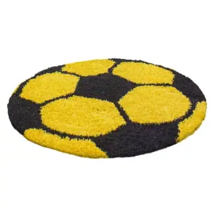 Produkt Dětský koberec Fun míček kruh, žlutý