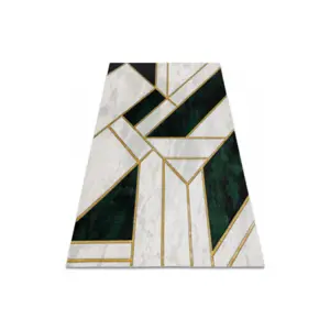 Produkt Koberec EMERALD exkluzivní 1015 glamour, styl marmur, geometrický lahvově zelený/zlatý