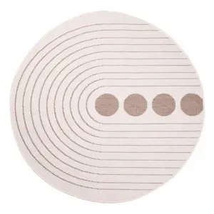 Produkt Oboustranný koberec DuoRug 5739 krémový kruh