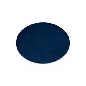 Produkt Protiskluzový koberec POSH kruh Shaggy navy granát, plyš
