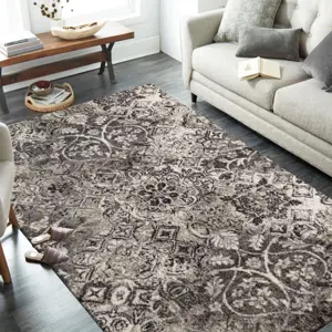 Produkt Luxusní béžově hnědý koberec s kvalitním přepracováním