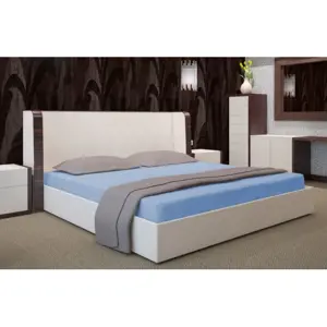 Produkt Modré prostěradlo na postel 160x200 cm