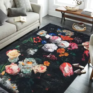 Produkt Protišmykový koberec s očarujúcim kvetinovým motívom