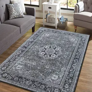 Produkt Šedý koberec s ornamenty mandala
