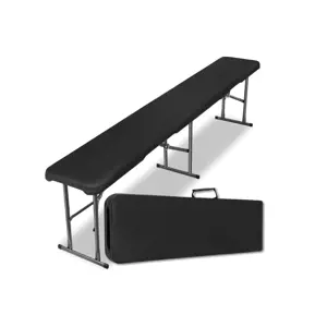 Produkt Skládací cateringová lavice 180 cm - černá