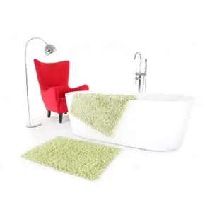 Produkt Světle zelené koupelnové koberečky 50 x 70 cm