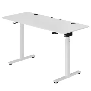 Produkt Juskys Kancelářský stůl Office 140 x 60 cm - bílý