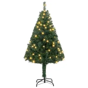 Produkt Juskys Umělý vánoční stromek s LED svíčkami - 120 cm