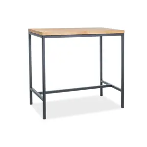 Produkt Signal Barový stolek METRO přírodní dýha dub/černý 110x60x100