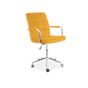 Produkt Signal Kancelářská židle Q-022 samet curry bluvel 68