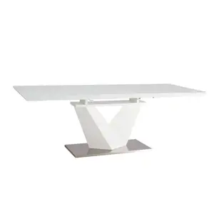 Produkt Signal Stůl ALARAS III bílý/bílý lak 160(220)x90