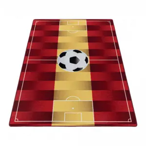 Produkt Dětský protiskluzový koberec Play hřiště červeno žlutý