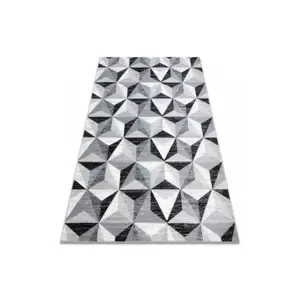 Produkt Koberec ARGENT - W6096 Trojúhelníky šedý / černý
