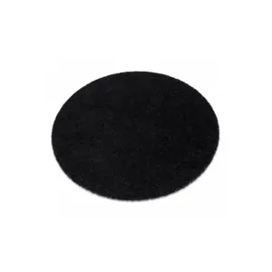 Koberec SOFFI kruh shaggy černý