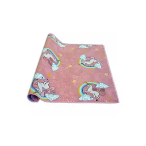 Produkt Metrážový koberec UNICORN růžový Jednorožec