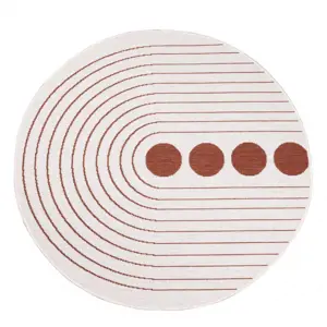 Produkt Oboustranný koberec DuoRug 5739 červený kruh